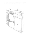 Combination portable computer cooling support and carrying case diagram and image