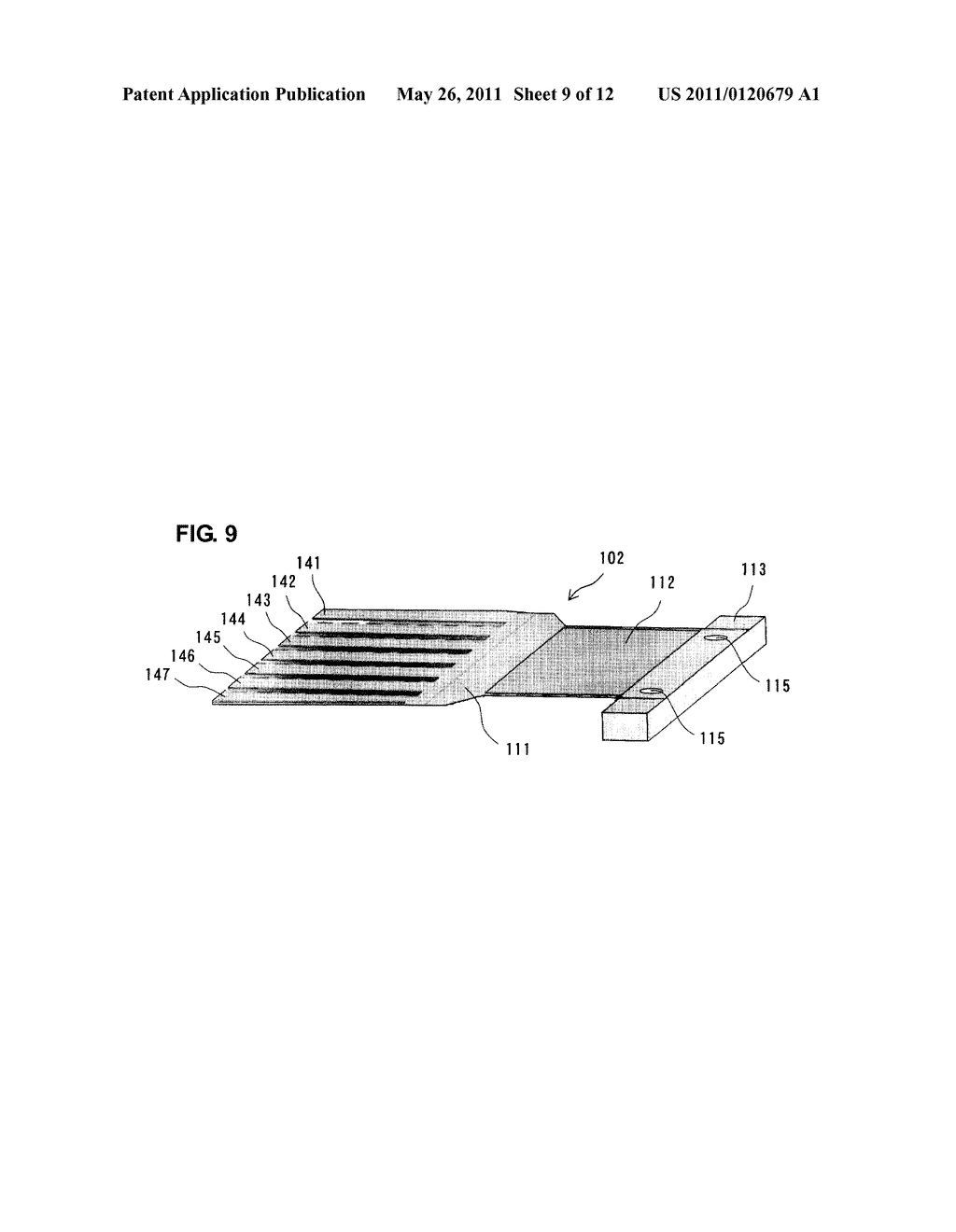 PIEZOELECTRIC FAN AND COOLING DEVICE - diagram, schematic, and image 10