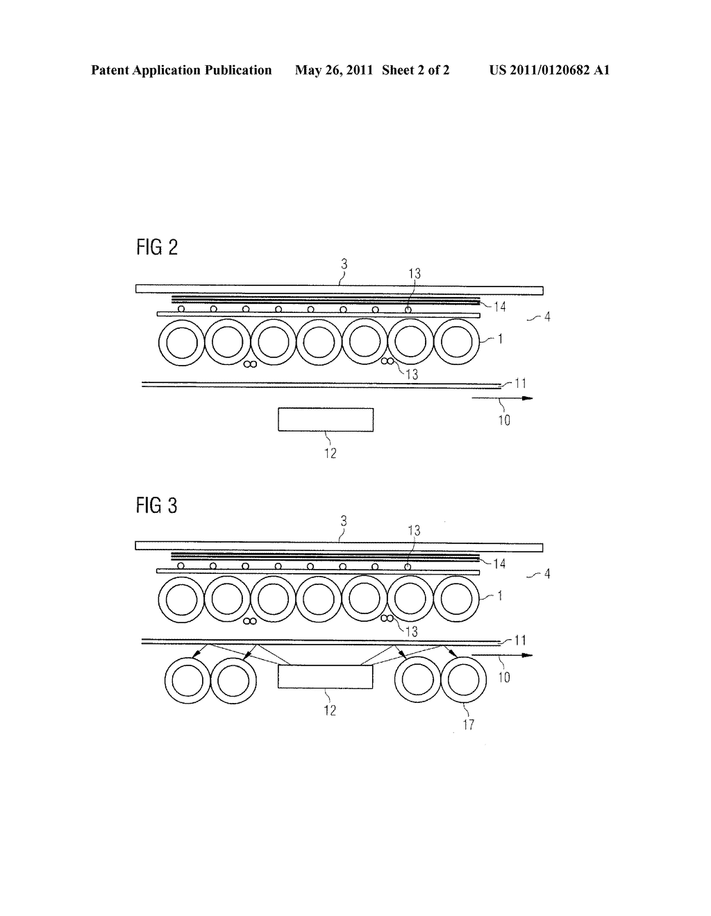 METHOD AND DEVICE FOR THE ABSORPTION OF HEAT IN A VACUUM COATING APPARATUS - diagram, schematic, and image 03