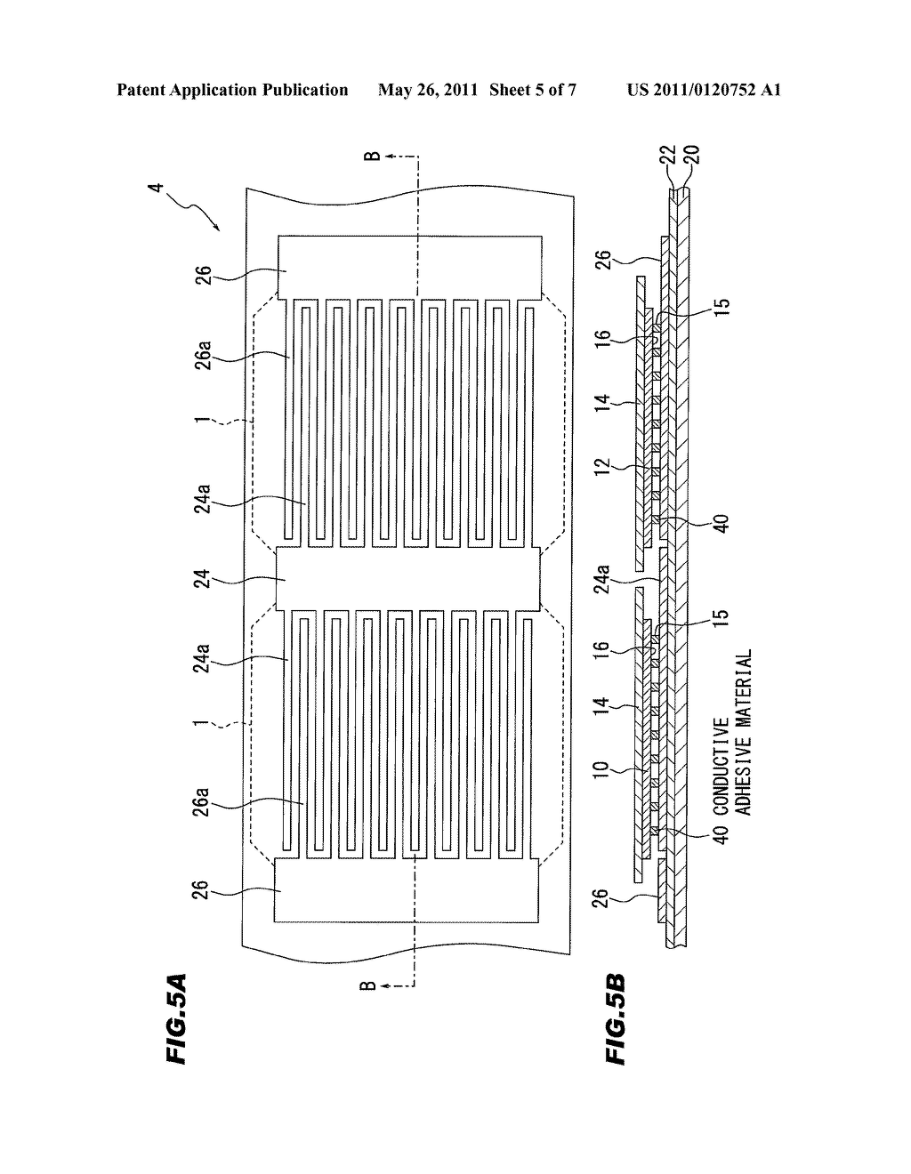 METHOD FOR FABRICATING A SOLAR BATTERY MODULE AND A WIRING SUBSTRATE FOR A SOLAR BATTERY - diagram, schematic, and image 06