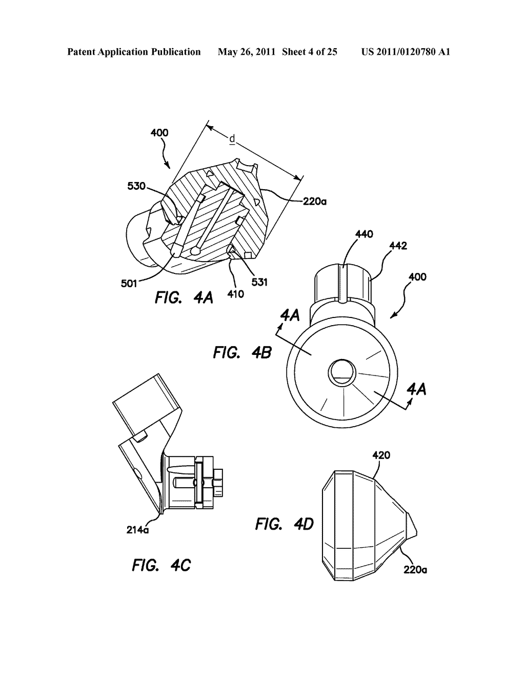 Method and Apparatus for a True Geometry, Durable Rotating Drill Bit - diagram, schematic, and image 05