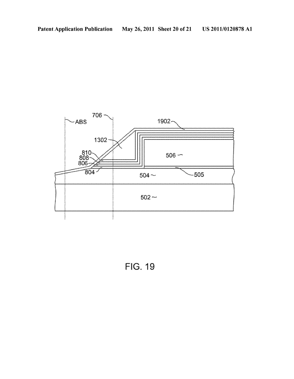 METHOD FOR MANUFACTURING A PERPENDICULAR MAGNETIC WRITE HEAD HAVING A TAPERED WRITE POLE AND NON-MAGNETIC BUMP STRUCTURE - diagram, schematic, and image 21