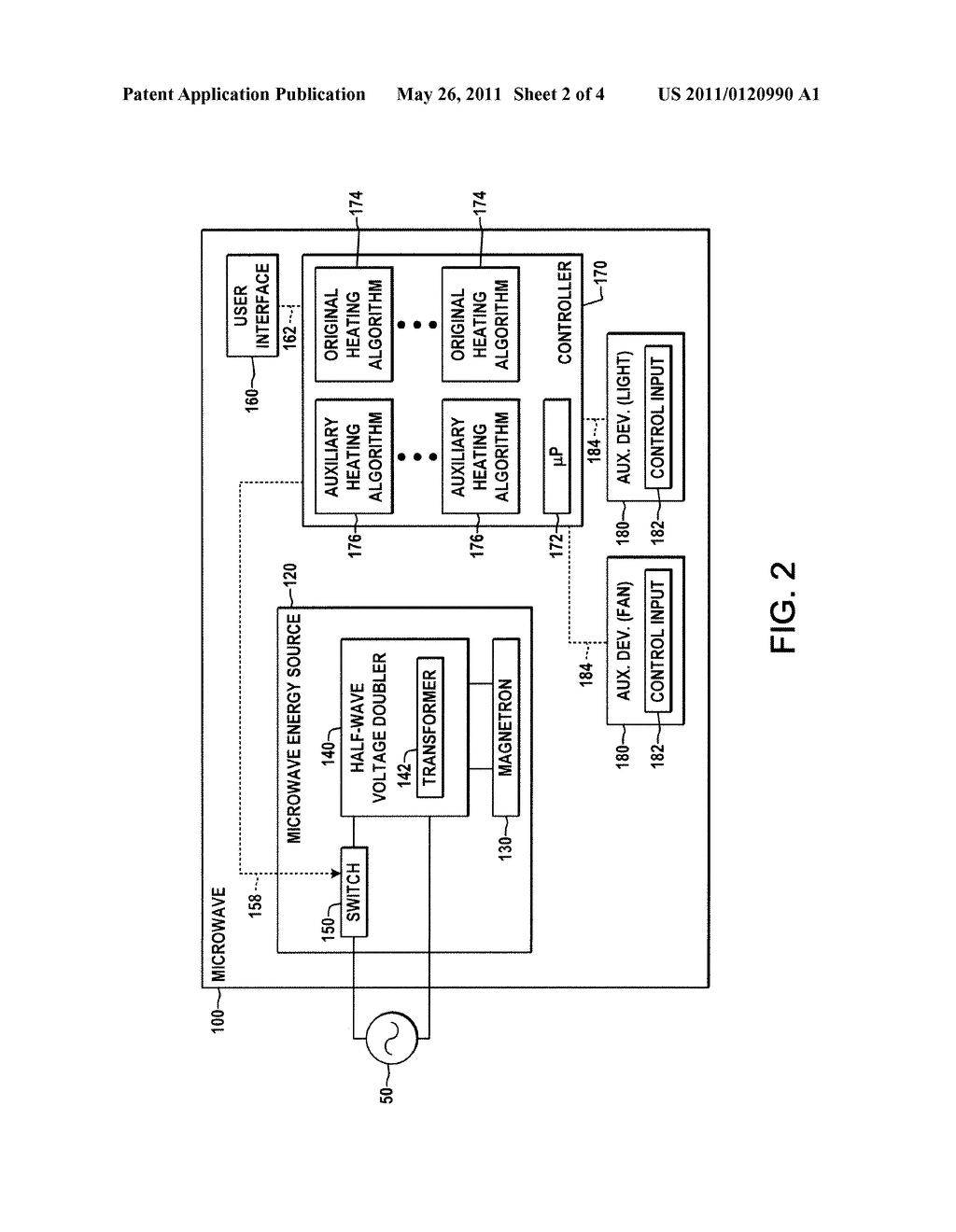 MICROWAVE OVEN POWER SHARING METHOD AND APPARATUS - diagram, schematic, and image 03