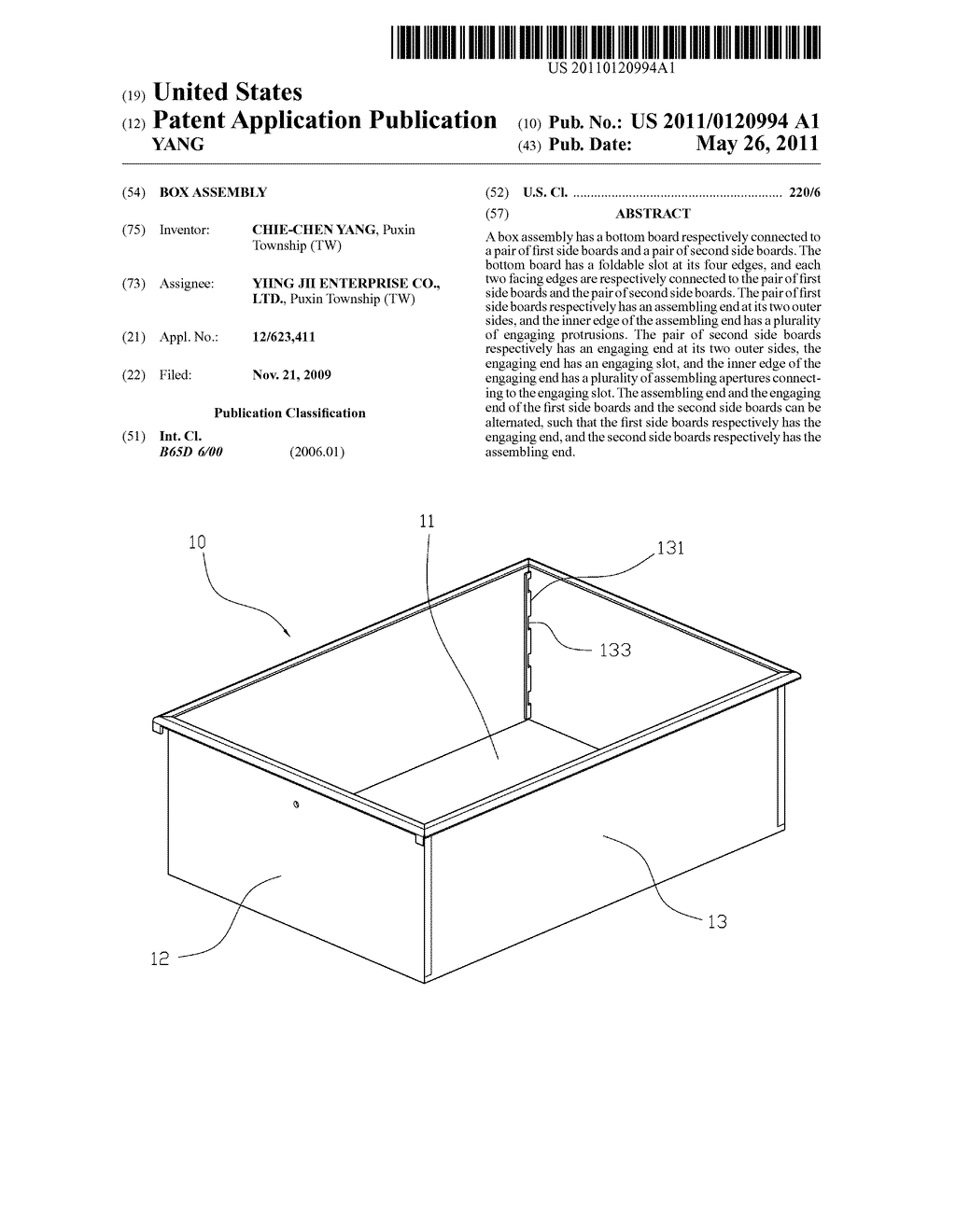 BOX ASSEMBLY - diagram, schematic, and image 01