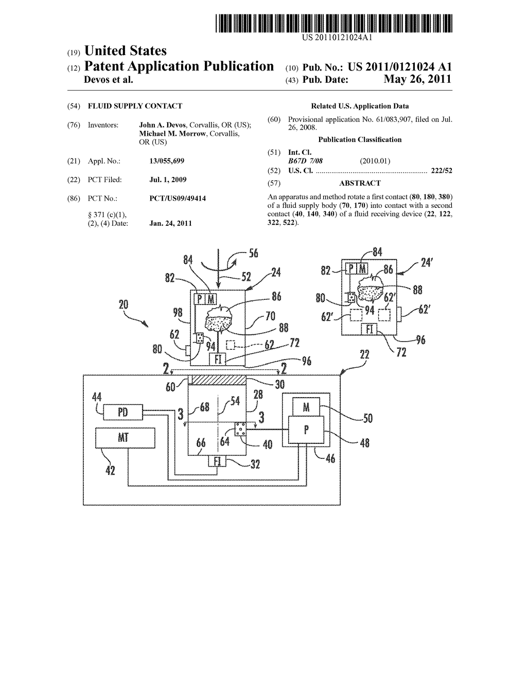 FLUID SUPPLY CONTACT - diagram, schematic, and image 01