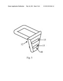 Bicycle Mounted Aerodynamic Water Bottle, Spare Parts and Tools Storage Apparatus diagram and image