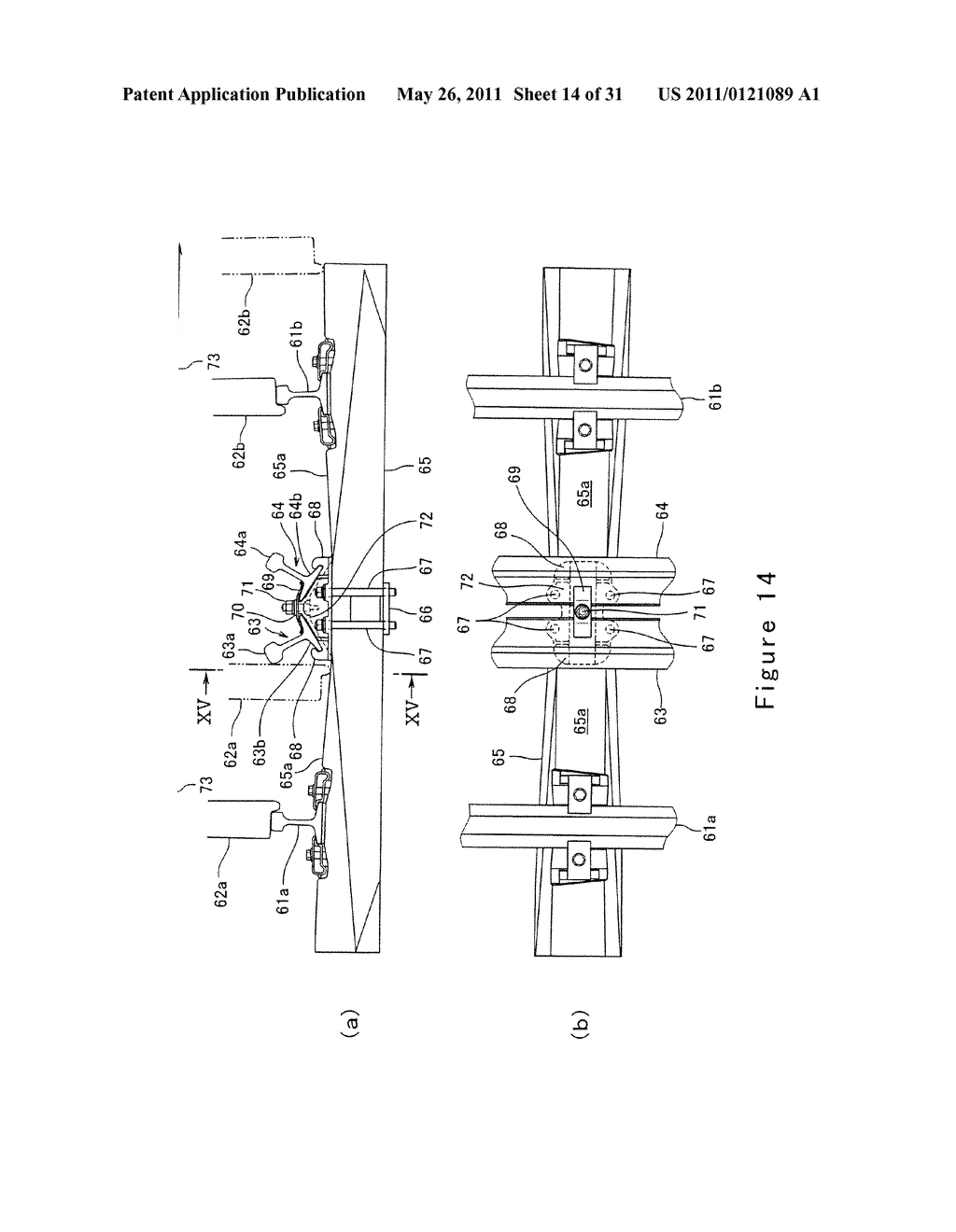 Guard Rail Apparatus for Guiding Derailed Wheels - diagram, schematic, and image 15