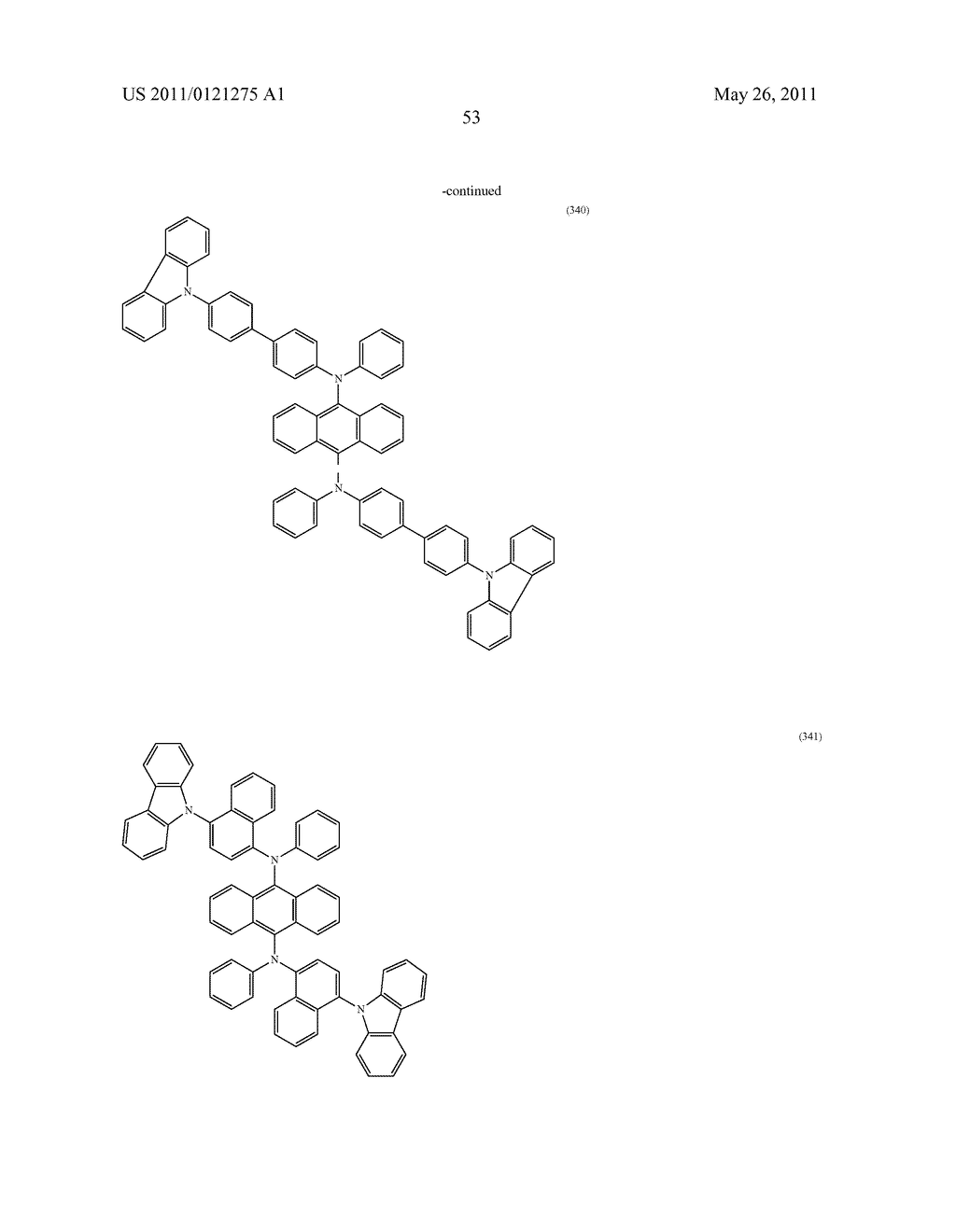 Anthracene Derivative, and Light Emitting Element, Light Emitting Device, and Electronic Device Using the Anthracene Derivative - diagram, schematic, and image 102