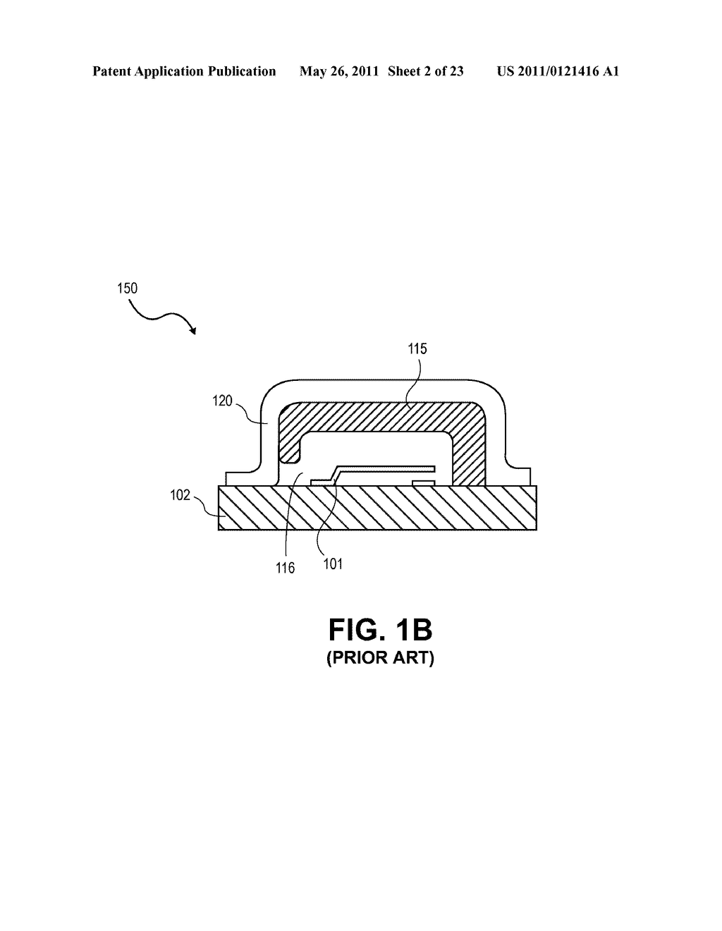 PLANAR MICROSHELLS FOR VACUUM ENCAPSULATED DEVICES AND DAMASCENE METHOD OF MANUFACTURE - diagram, schematic, and image 03