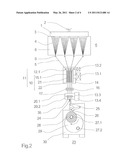 METHOD FOR MELT SPINNING, STRETCHING, AND WINDING A MULTIFILAMENT THREAD AS WELL AS A DEVICE FOR PERFORMING THE METHOD diagram and image