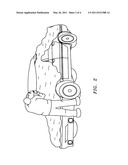 Device for removing snow from a vehicle diagram and image