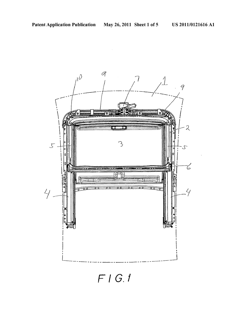 TILTABLE SUN ROOF FOR VEHICLES - diagram, schematic, and image 02