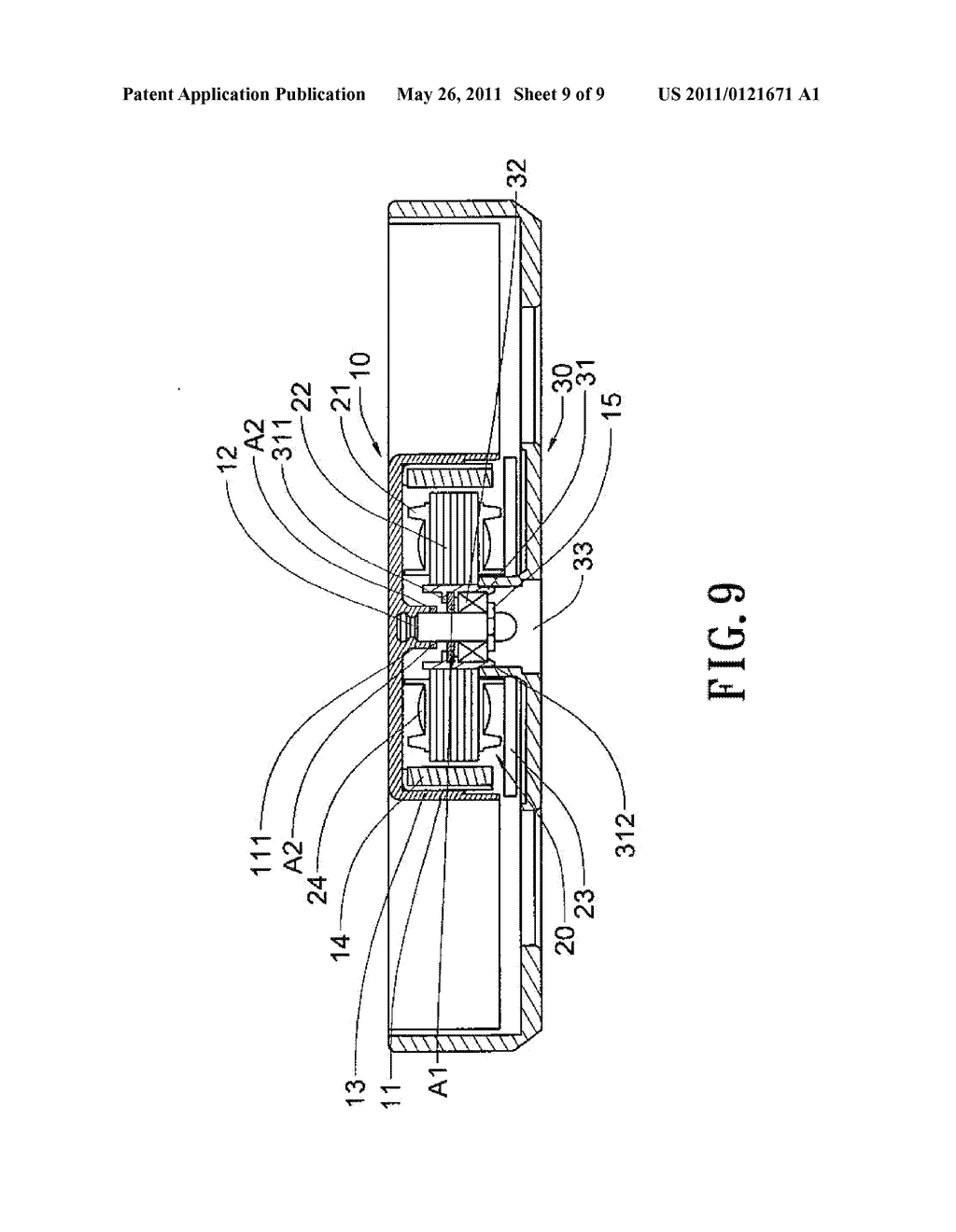SINGLE BEARING MOTOR WITH MAGNETIC ELEMENT - diagram, schematic, and image 10