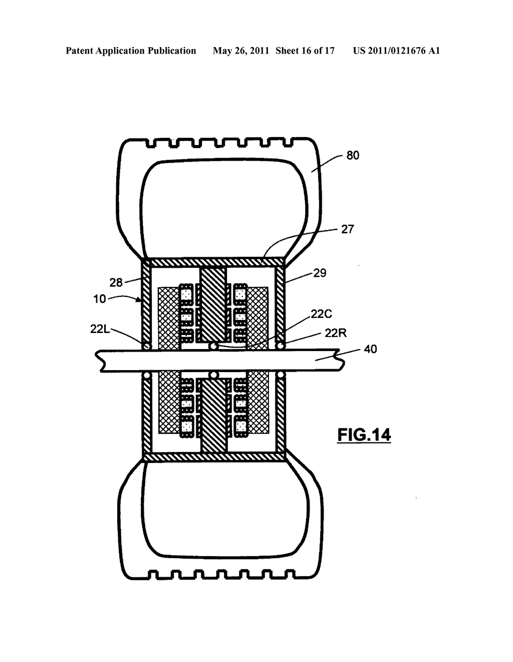 Vehicle disk motor with movable magnet poles - diagram, schematic, and image 17