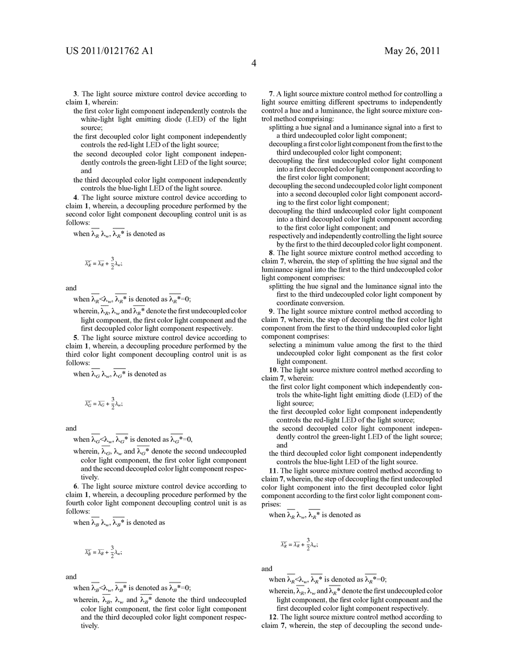 LED Mixture Control Device and Controlling Method Thereof - diagram, schematic, and image 08