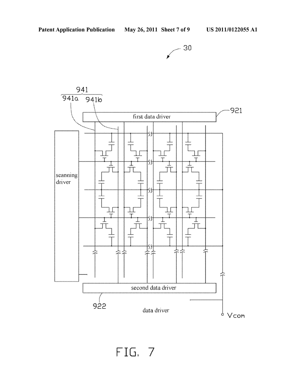 LIQUID CRYSTAL DISPLAY WITH DOUBLE DATA LINES - diagram, schematic, and image 08