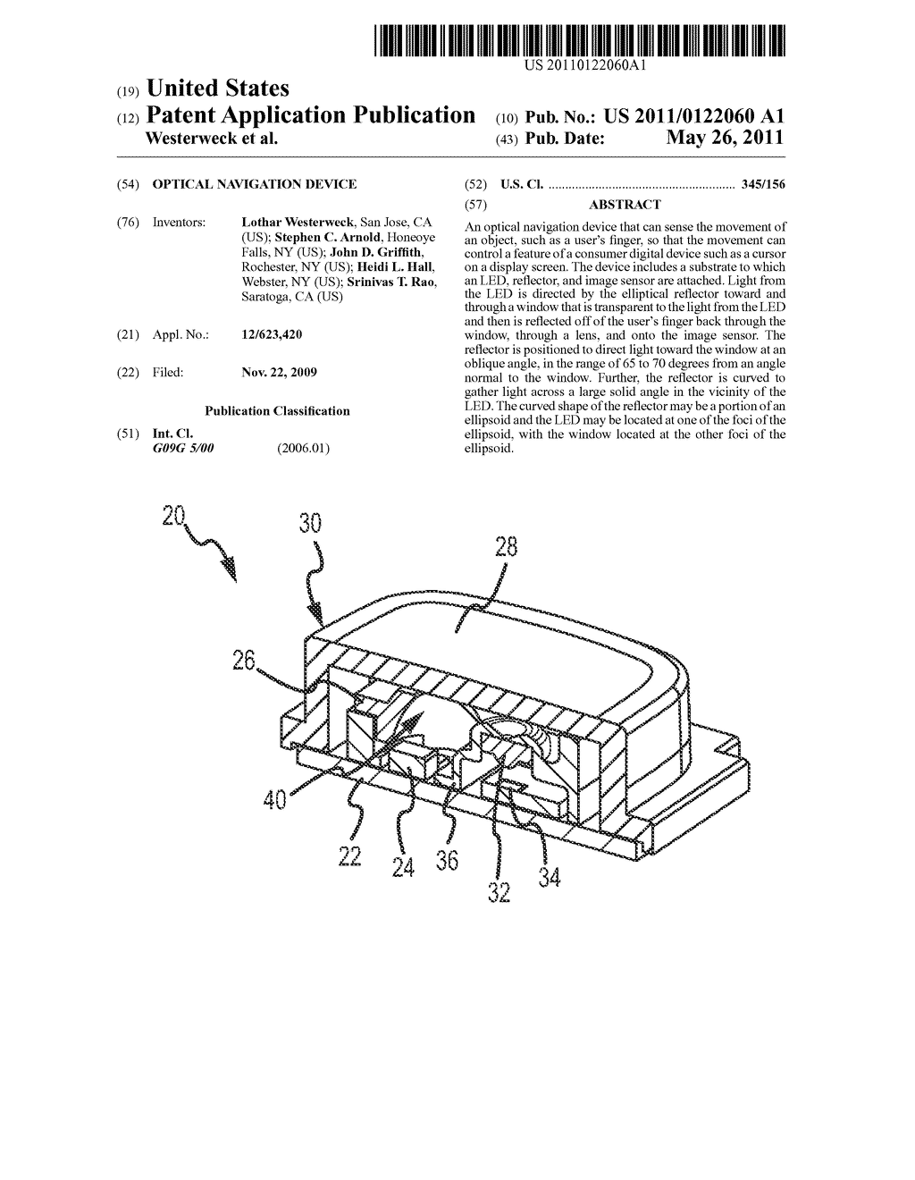 OPTICAL NAVIGATION DEVICE - diagram, schematic, and image 01