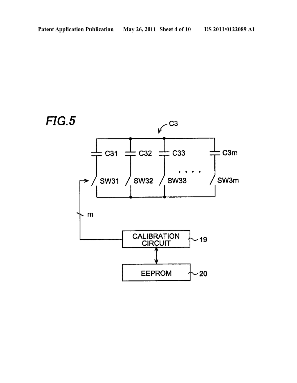 SIGNAL PROCESSING CIRCUIT FOR ELECTROSTATIC CAPACITY TYPE TOUCH PANEL - diagram, schematic, and image 05