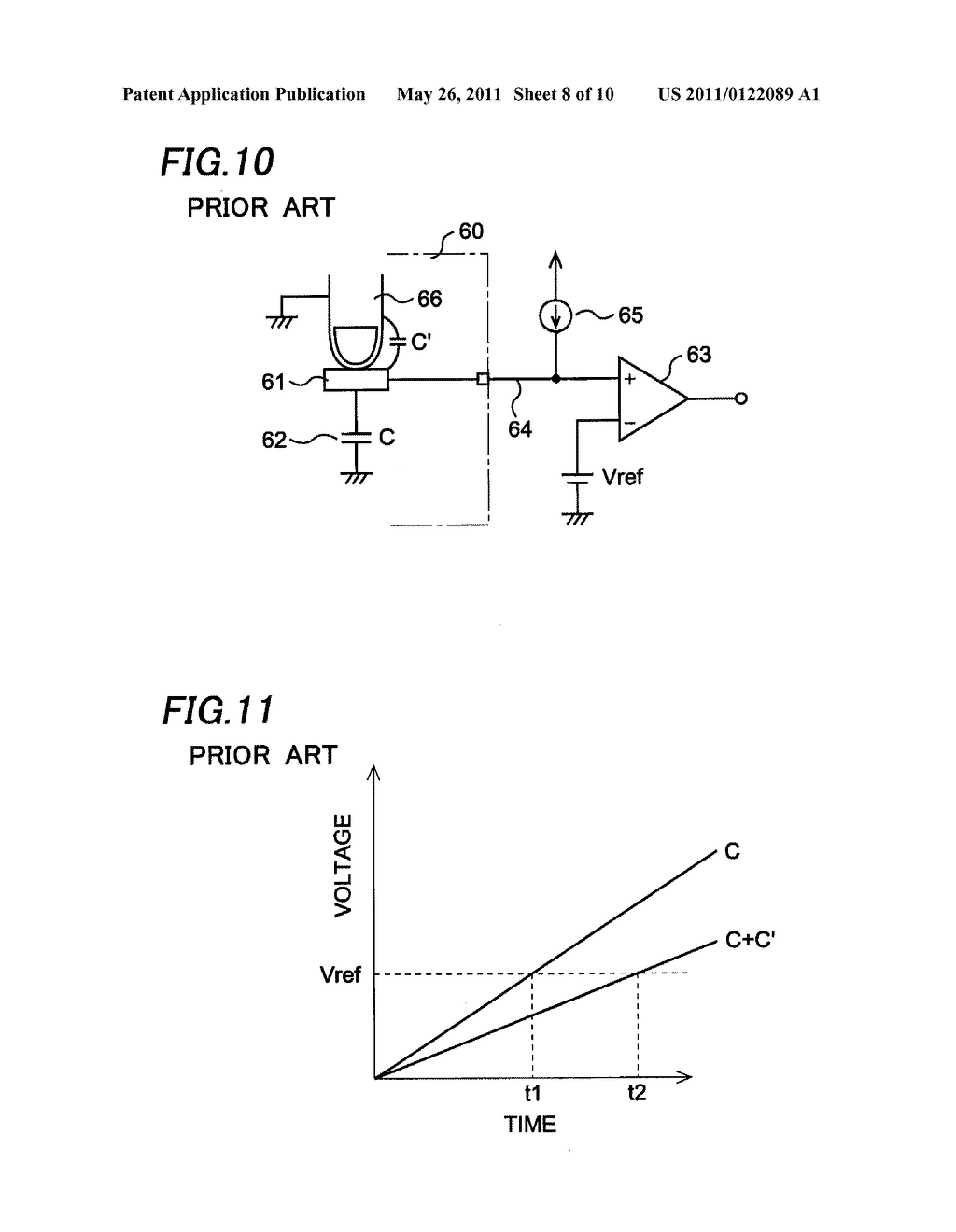 SIGNAL PROCESSING CIRCUIT FOR ELECTROSTATIC CAPACITY TYPE TOUCH PANEL - diagram, schematic, and image 09