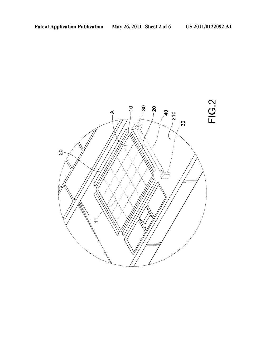 ELECTRONIC DEVICE WITH OPTICAL TOUCH MODULE - diagram, schematic, and image 03