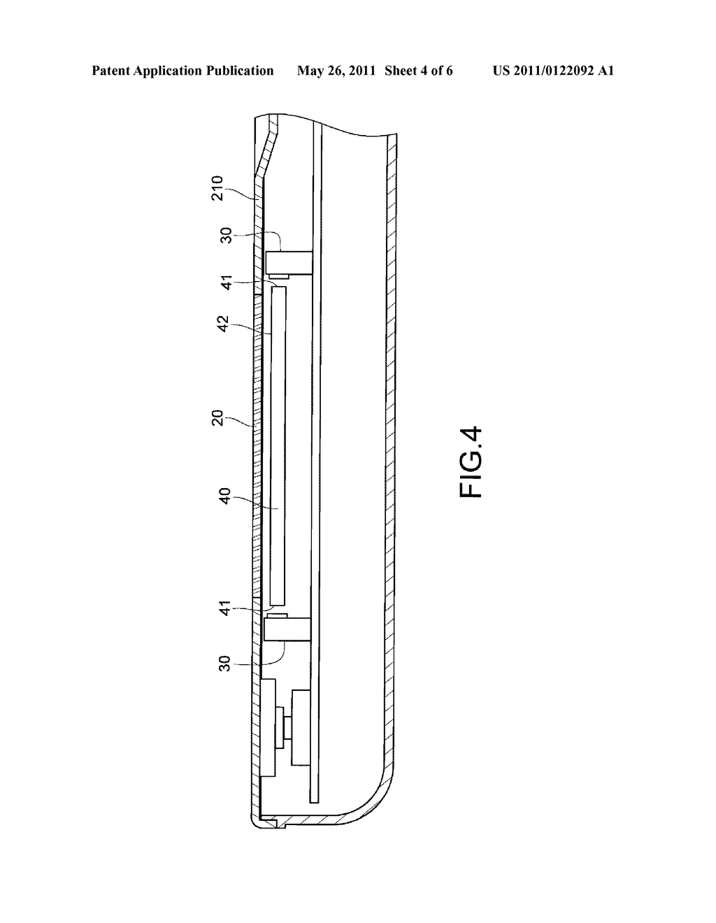 ELECTRONIC DEVICE WITH OPTICAL TOUCH MODULE - diagram, schematic, and image 05