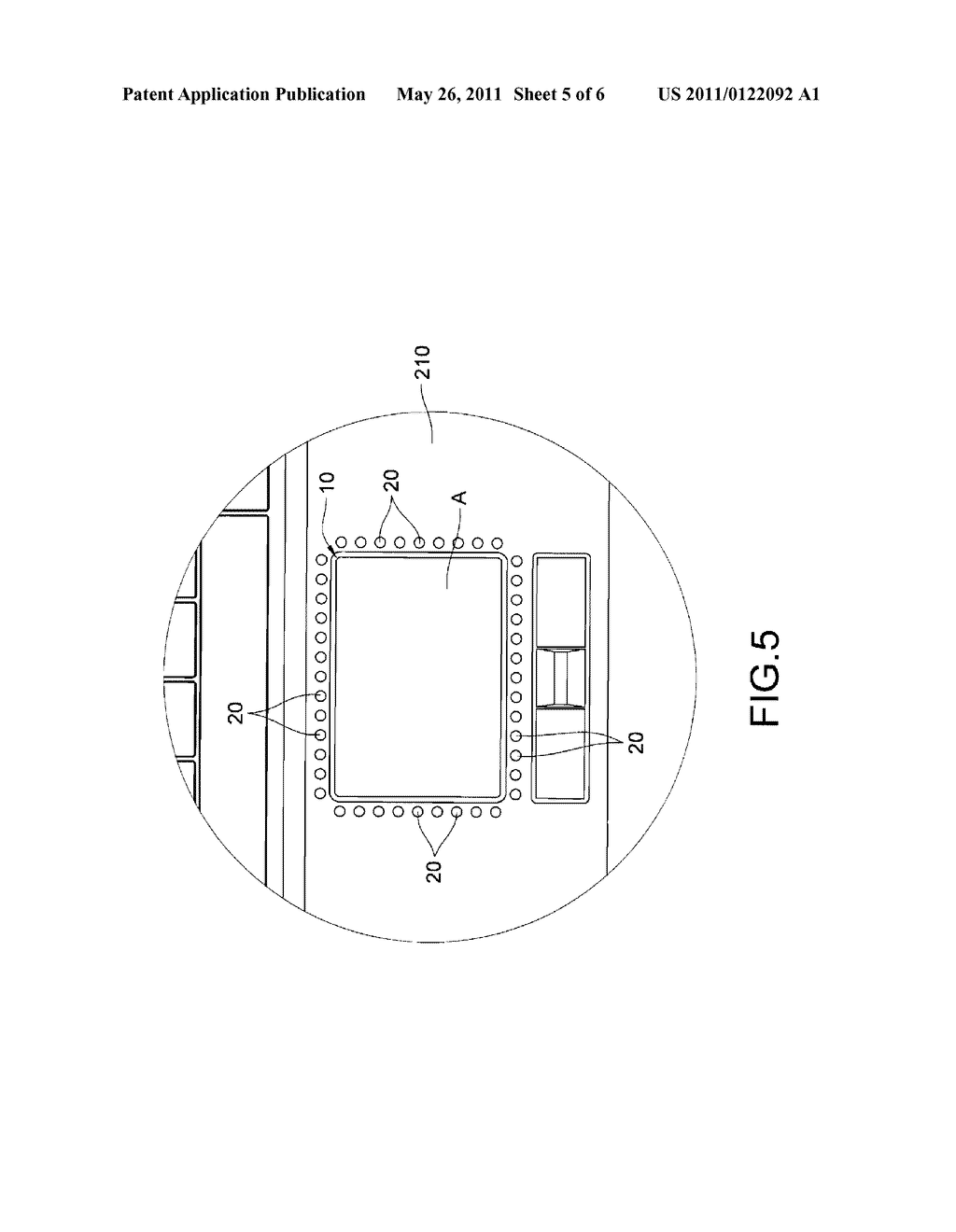 ELECTRONIC DEVICE WITH OPTICAL TOUCH MODULE - diagram, schematic, and image 06