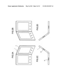 Portable electronic display apparatus, control method of portable electronic display apparatus and control program of portable electronic display apparatus diagram and image