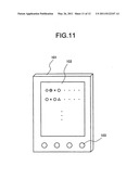 Portable electronic display apparatus, control method of portable electronic display apparatus and control program of portable electronic display apparatus diagram and image