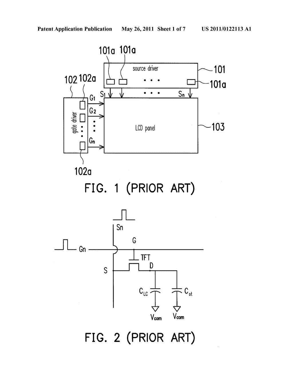GATE DRIVING METHOD AND CIRCUIT FOR LIQUID CRYSTAL DISPLAY - diagram, schematic, and image 02