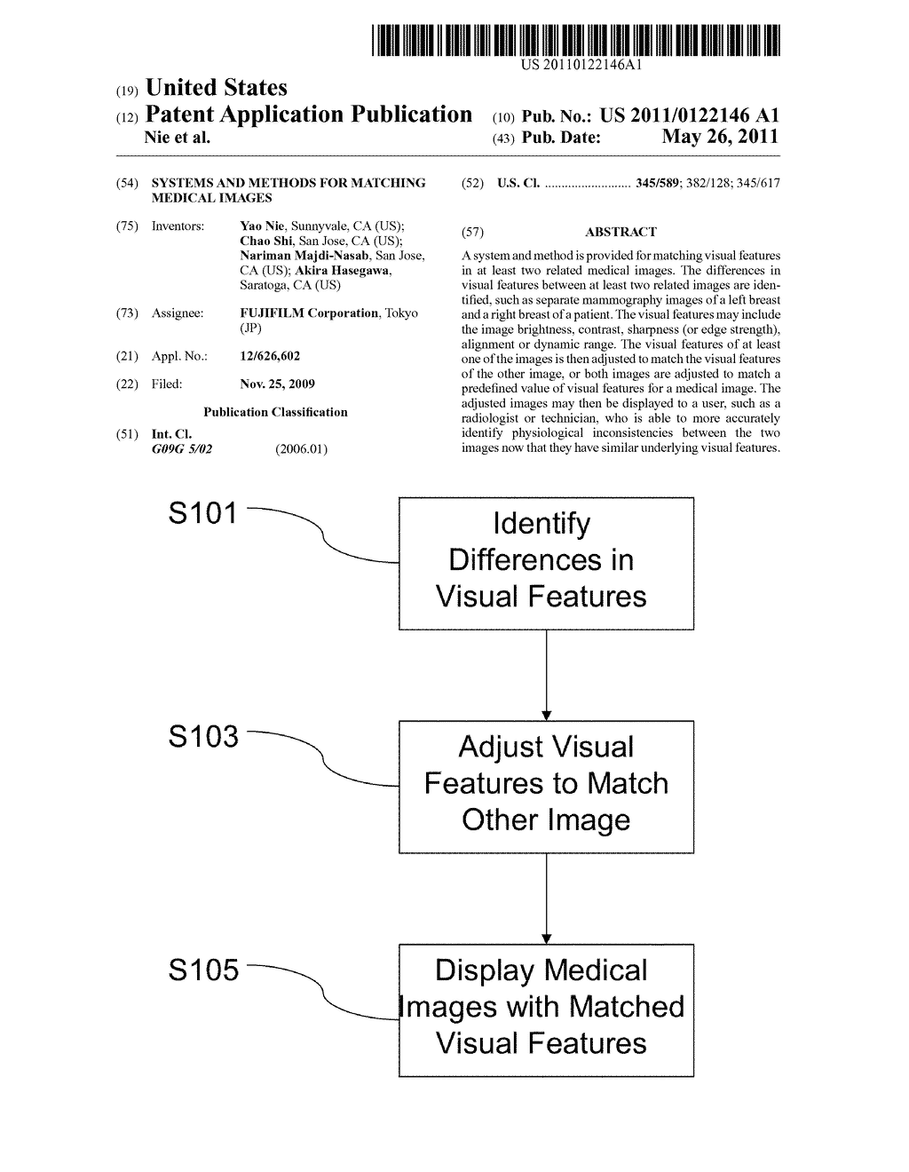 SYSTEMS AND METHODS FOR MATCHING MEDICAL IMAGES - diagram, schematic, and image 01