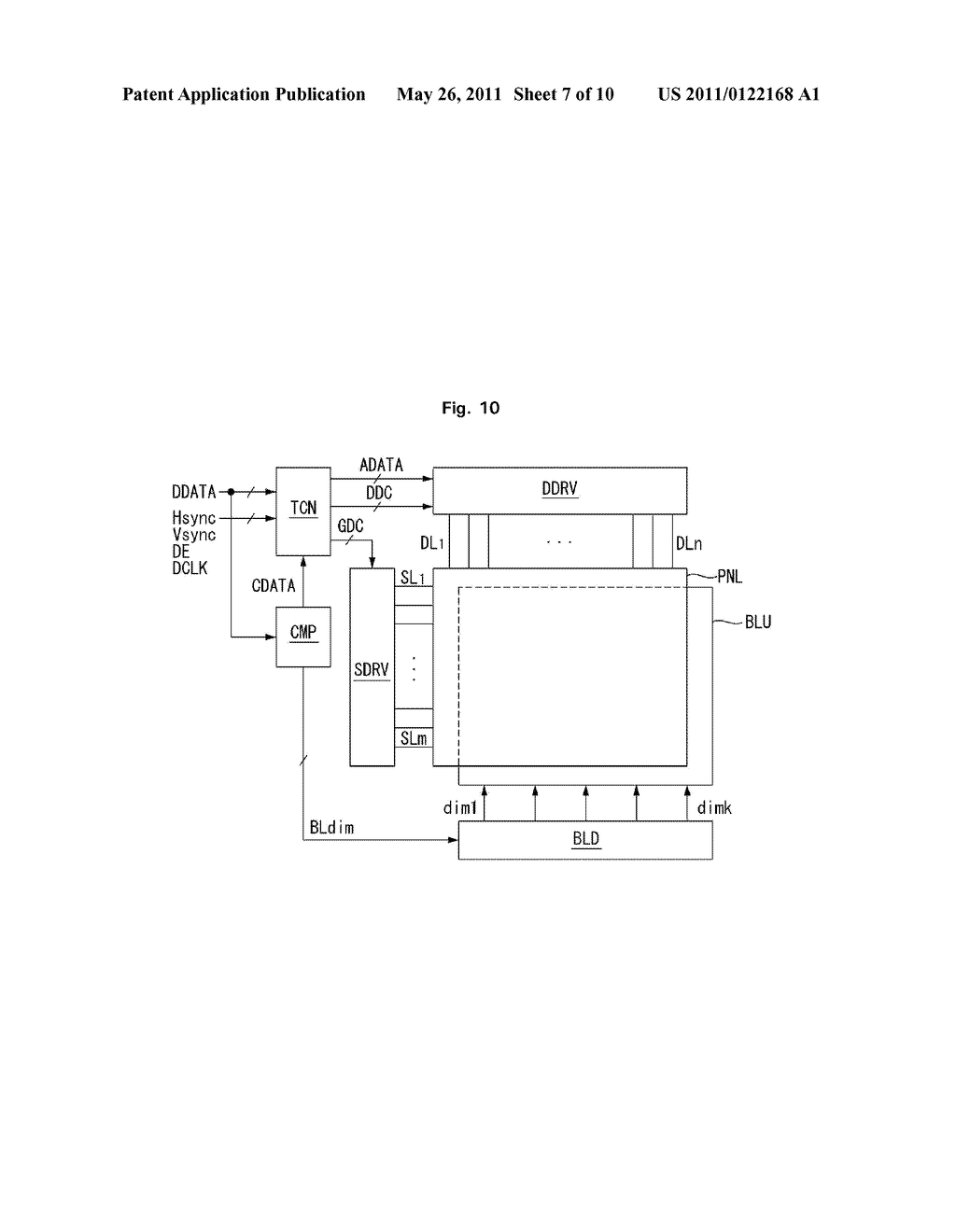 LIQUID CRYSTAL DISPLAY AND METHOD OF DRIVING THE SAME - diagram, schematic, and image 08
