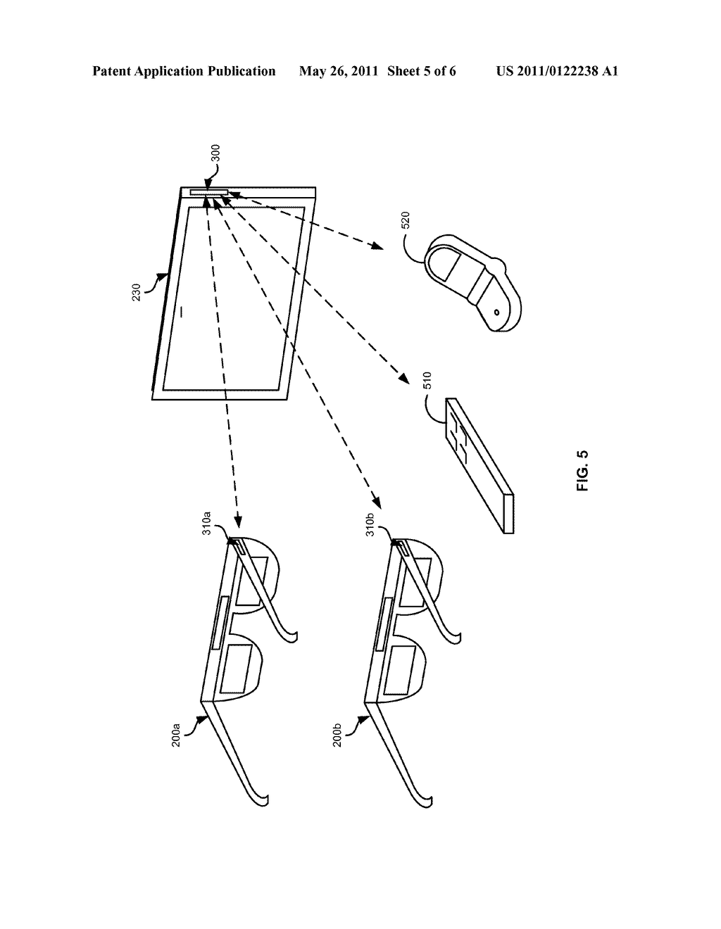 Method And System For Synchronizing 3D Shutter Glasses To A Television Refresh Rate - diagram, schematic, and image 06