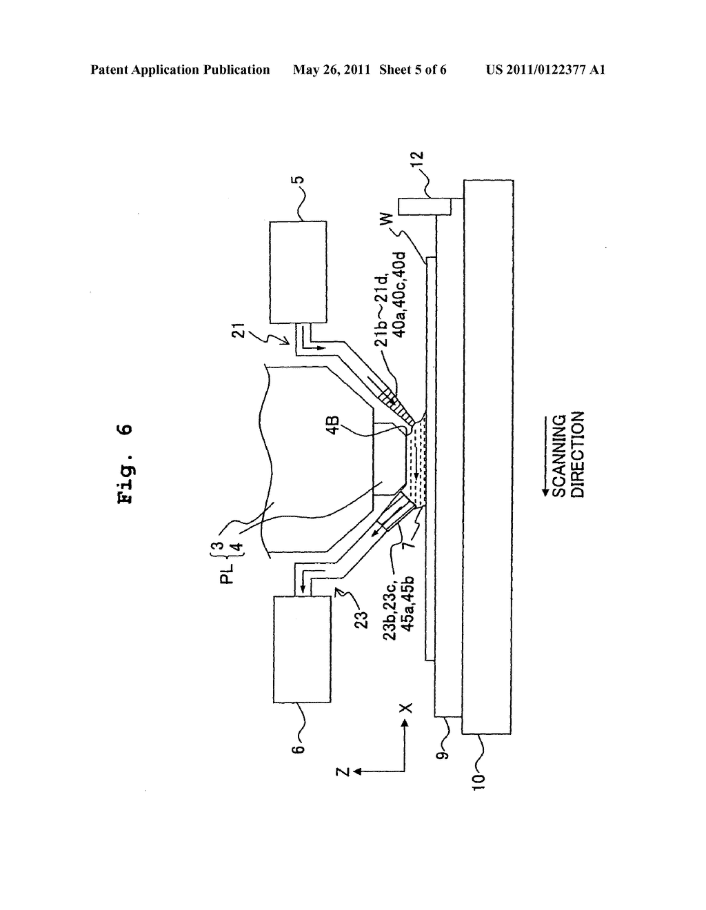 Projection exposure apparatus, projection exposure method, and method for producing device - diagram, schematic, and image 06