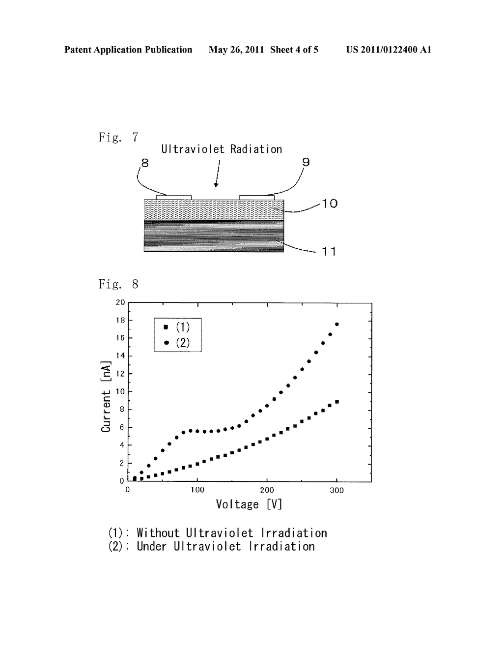 ULTRAVIOLET LIGHT RECEIVING ELEMENT AND METHOD FOR MEASURING DOSE OF ULTRAVIOLET RADIATION - diagram, schematic, and image 05