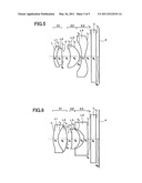 Imaging optical system diagram and image