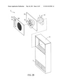 HEAT EXCHANGE DEVICE AND CLOSED-TYPE ELECTRONIC APPARATUS USING THE SAME diagram and image