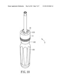 TOOL WITH QUICK POP-UP TOOL HEAD diagram and image