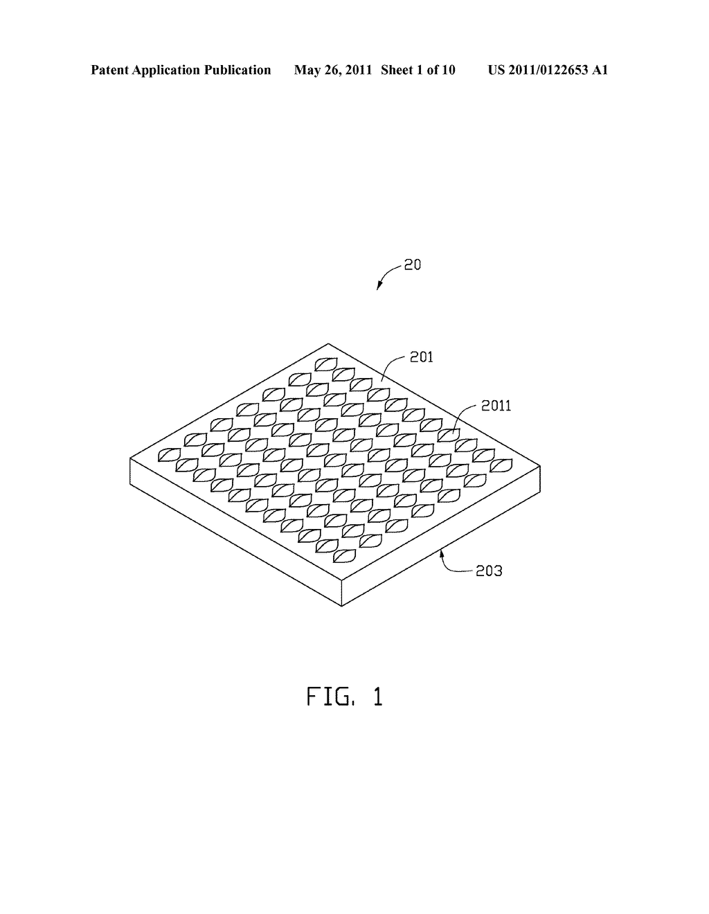 OPTICAL PLATE WITH MICRO-STRUCTURES AND BACKLIGHT MODULE USING SAME - diagram, schematic, and image 02