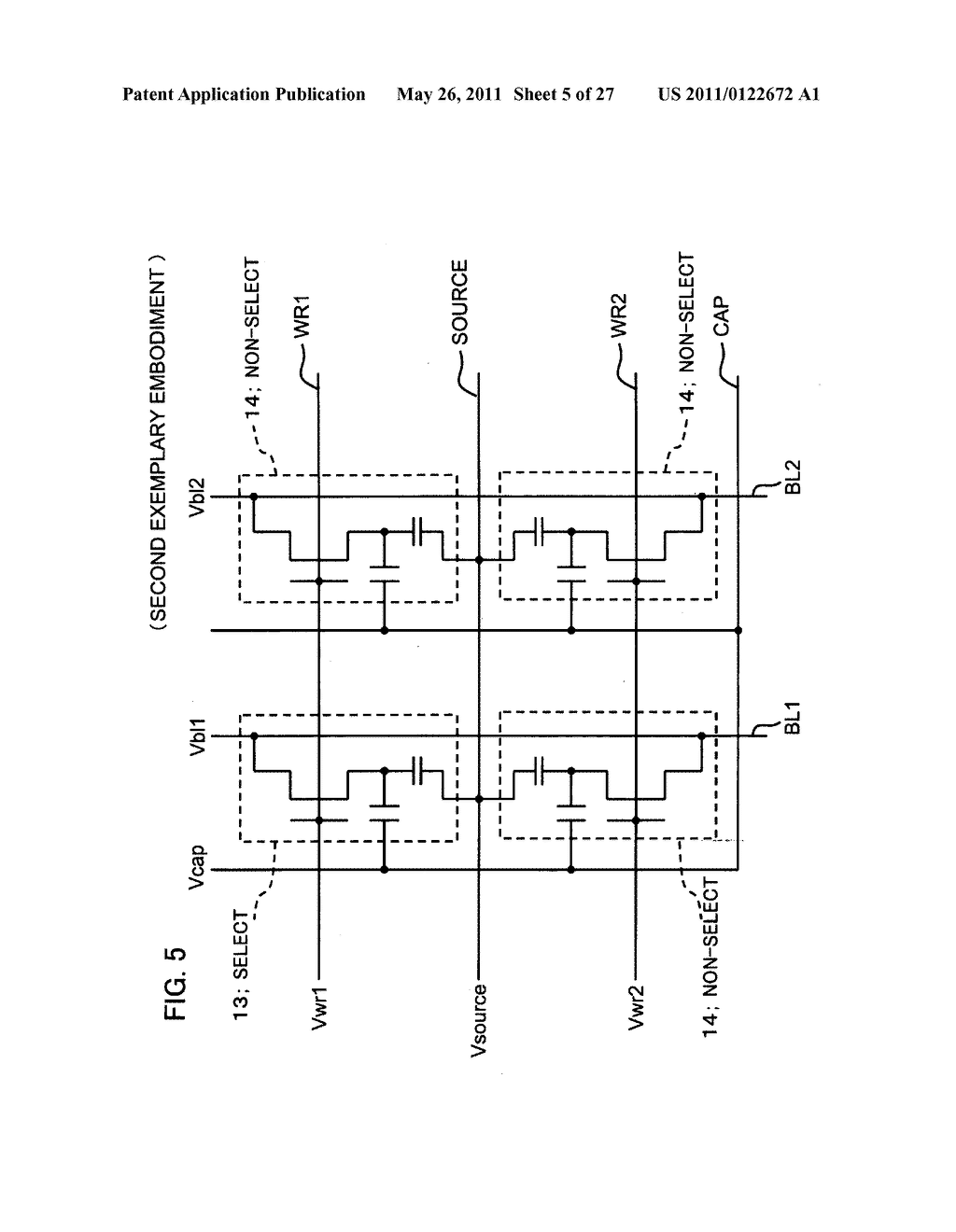 Non-volatile semiconductor memory device - diagram, schematic, and image 06