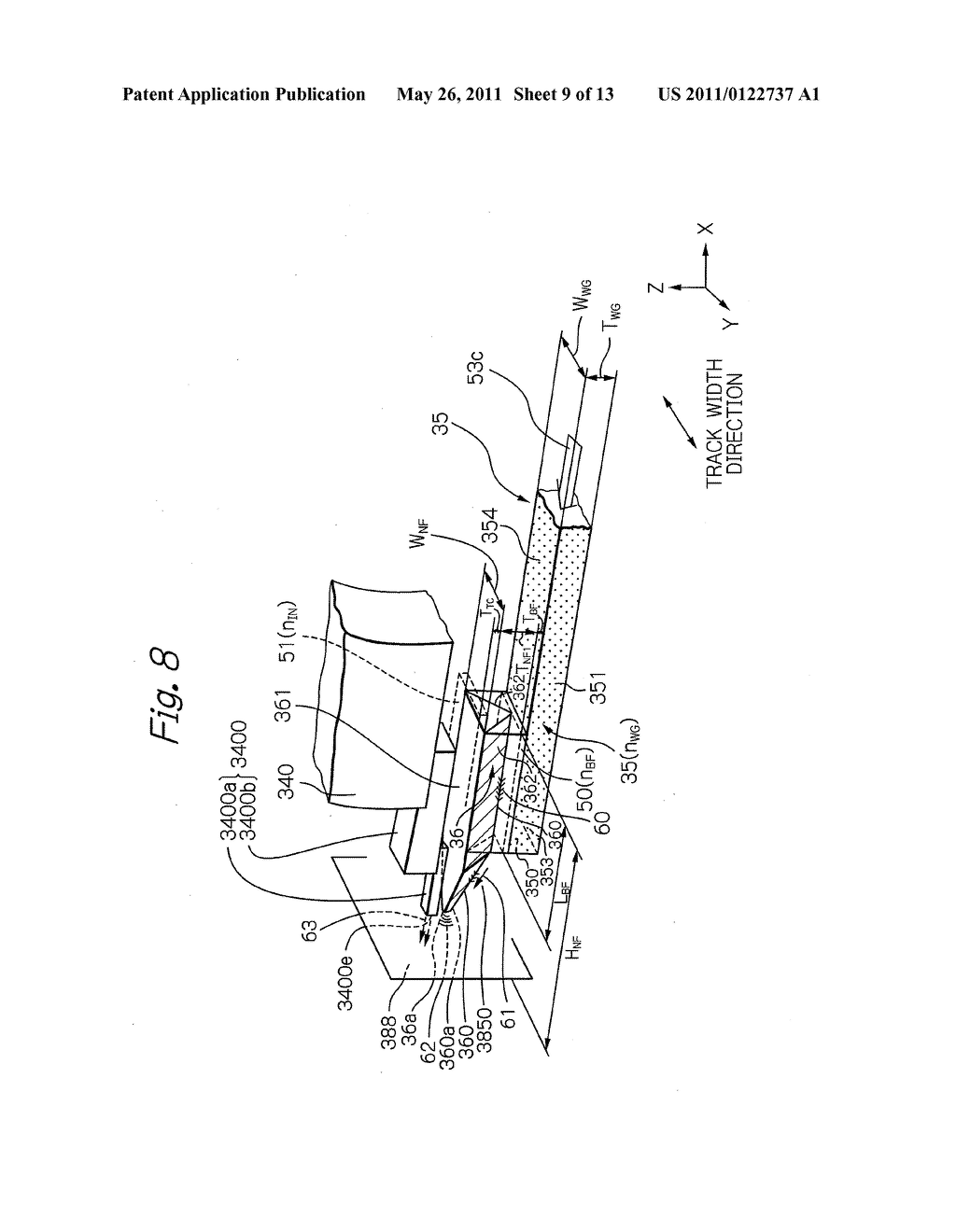 Thermally-Assisted Magnetic Recording Head with Light Detector in Element-Integration Surface - diagram, schematic, and image 10