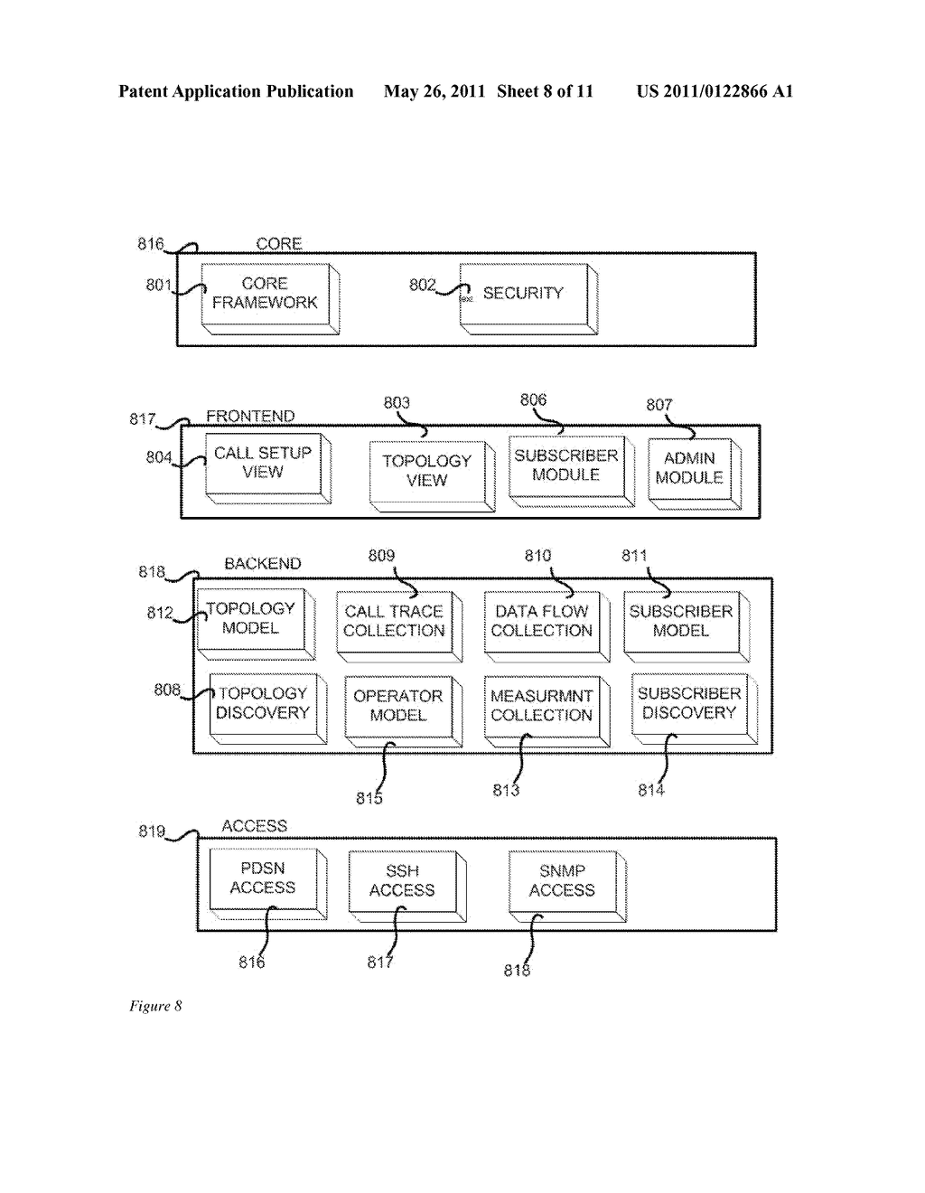 METHOD AND APPARATUS FOR TROUBLESHOOTING SUBSCRIBER ISSUES ON A TELECOMMUNICATIONS NETWORK - diagram, schematic, and image 09