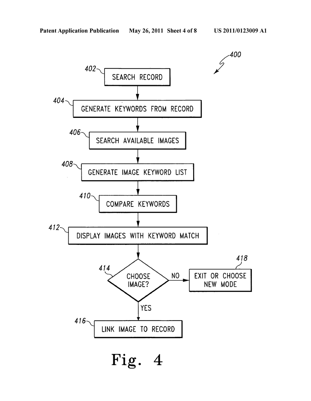 METHOD AND APPARATUS FOR ASSOCIATING IMAGES WITH DATA - diagram, schematic, and image 05