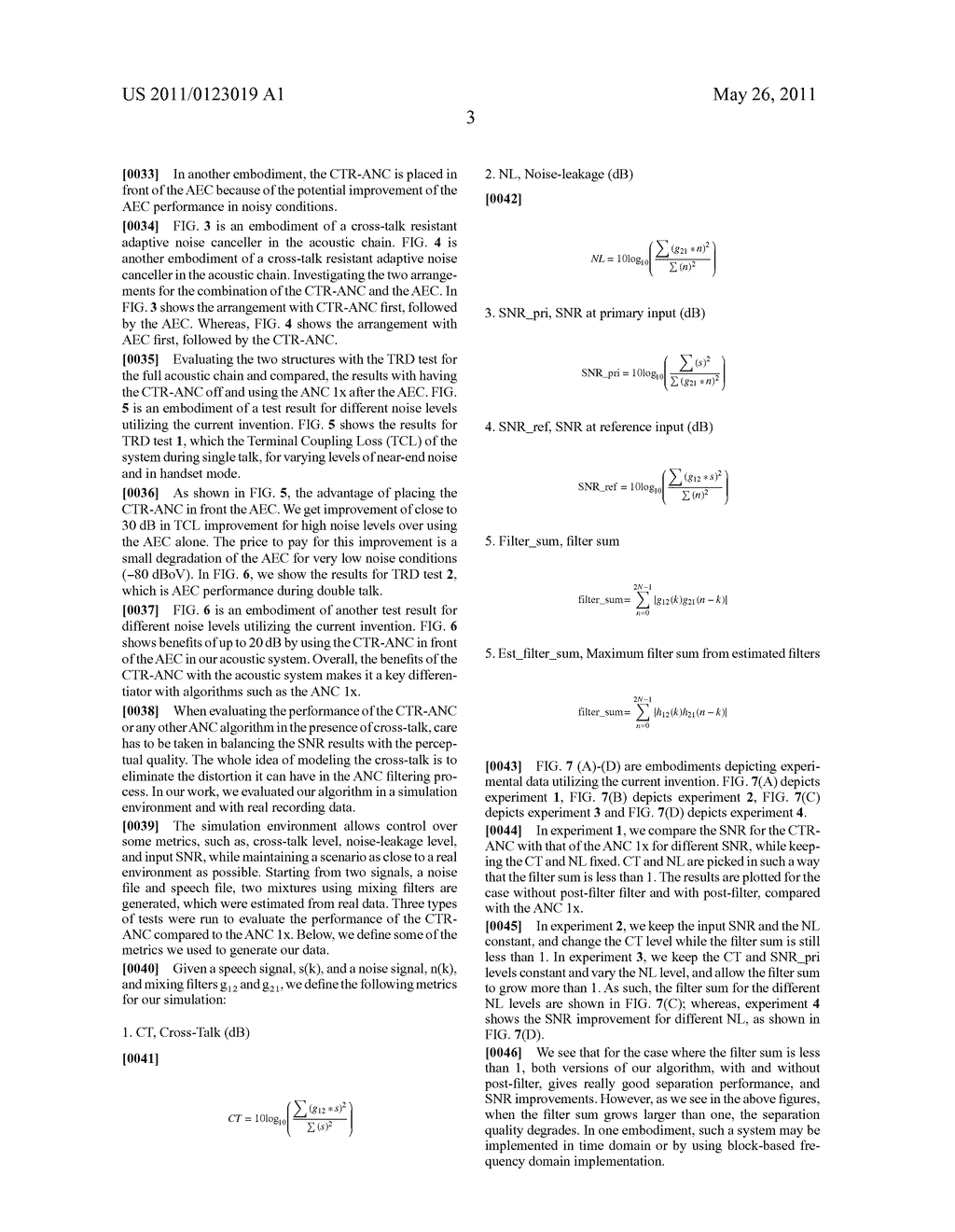 METHOD AND APPARATUS FOR CROSS-TALK RESISTANT ADAPTIVE NOISE CANCELLER - diagram, schematic, and image 11