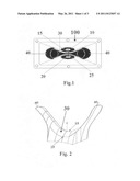 Horn speaker with hyperbolic paraboloid lens diagram and image