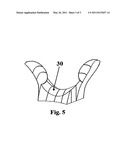 Horn speaker with hyperbolic paraboloid lens diagram and image