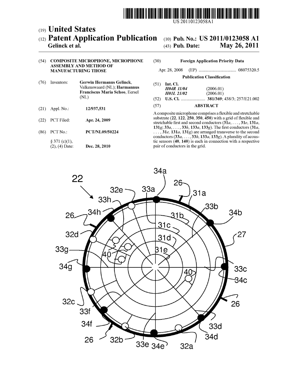 COMPOSITE MICROPHONE, MICROPHONE ASSEMBLY AND METHOD OF MANUFACTURING THOSE - diagram, schematic, and image 01