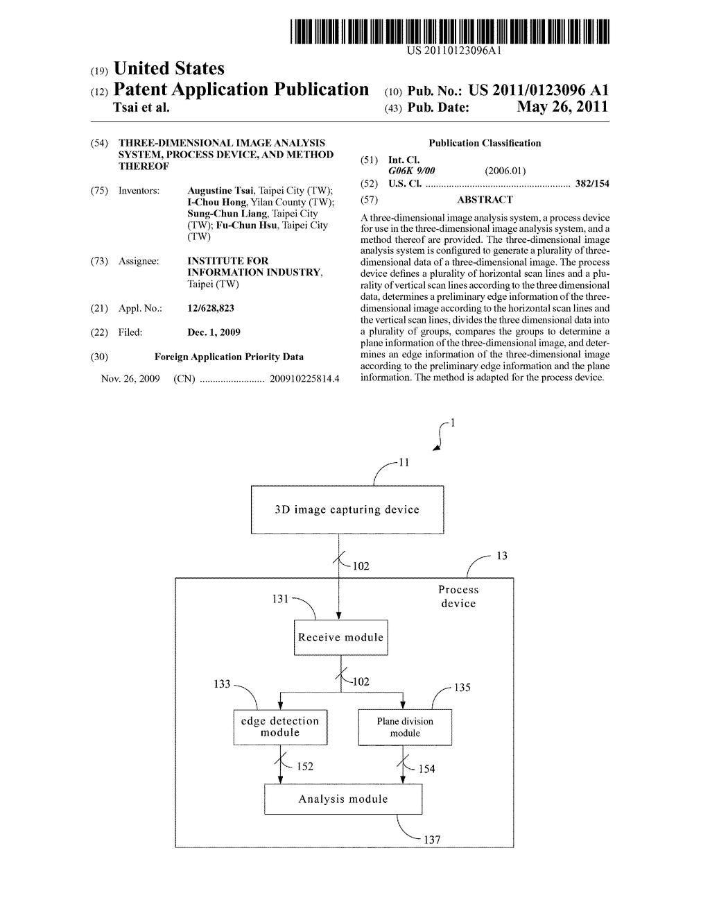 THREE-DIMENSIONAL IMAGE ANALYSIS SYSTEM, PROCESS DEVICE, AND METHOD THEREOF - diagram, schematic, and image 01