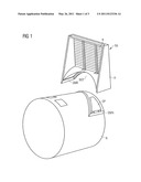 Arrangement with a nacelle and a radiator arrangement diagram and image