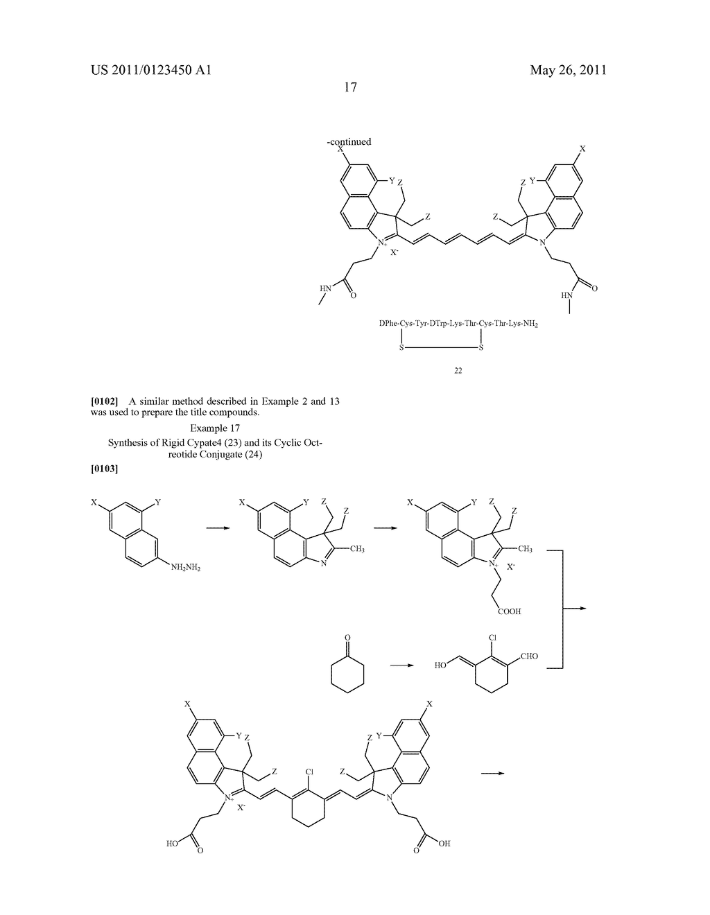 MACROCYCLIC CYANINE AND INDOCYANINE BIOCONJUGATES PROVIDE IMPROVED BIOMEDICAL APPLICATION - diagram, schematic, and image 32