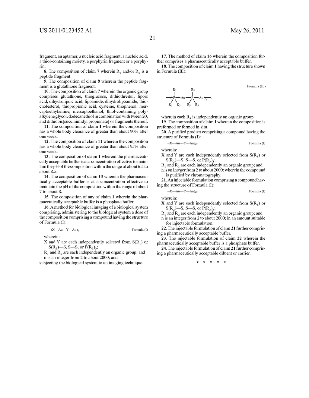 METAL OLIGOMERS AND POLYMERS AND THEIR USE IN BIOLOGY AND MEDICINE - diagram, schematic, and image 22